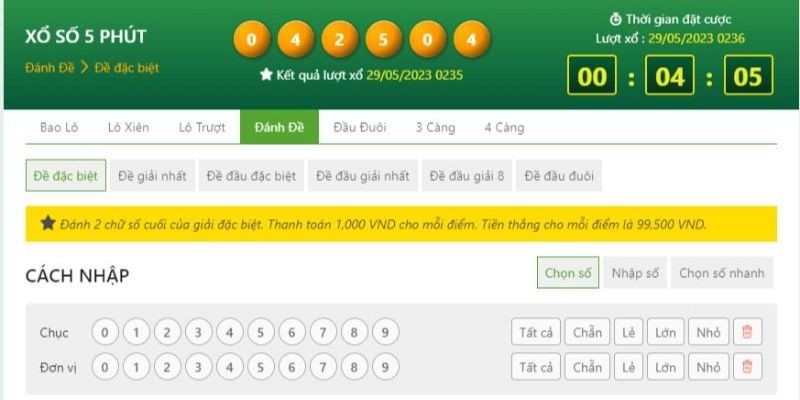 Mẹo Chơi Xổ Số Nhanh 5P “Ăn Thưởng” Như Cao Thủ Xổ số nhanh 5P là hình thức chơi xổ số siêu tốc cho kết quả chỉ trong 5 phút